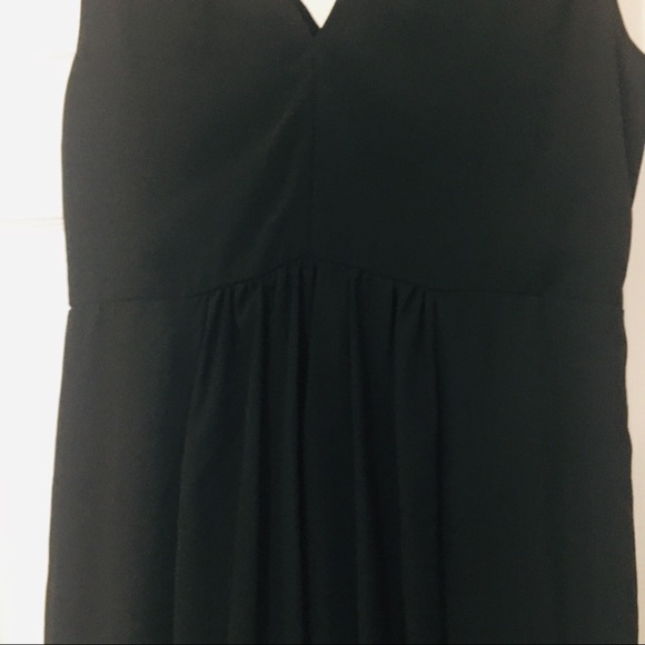 ASOS black and gold chiffon dress - Picture 5 of 8